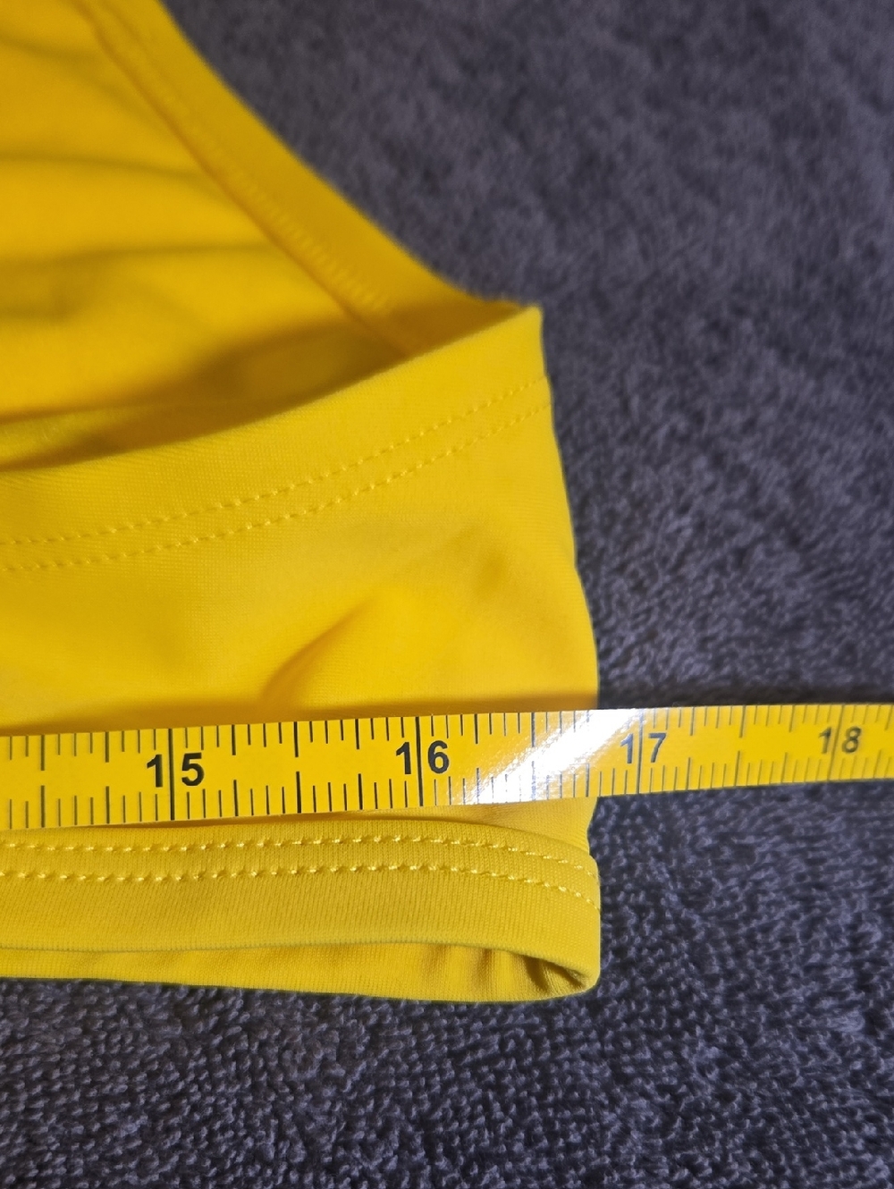 Bright Yellow Ruffle Triangle Bikini - Picture 5 of 6